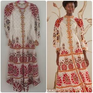 Farm Rio Ainika Flowers Maxi Dress